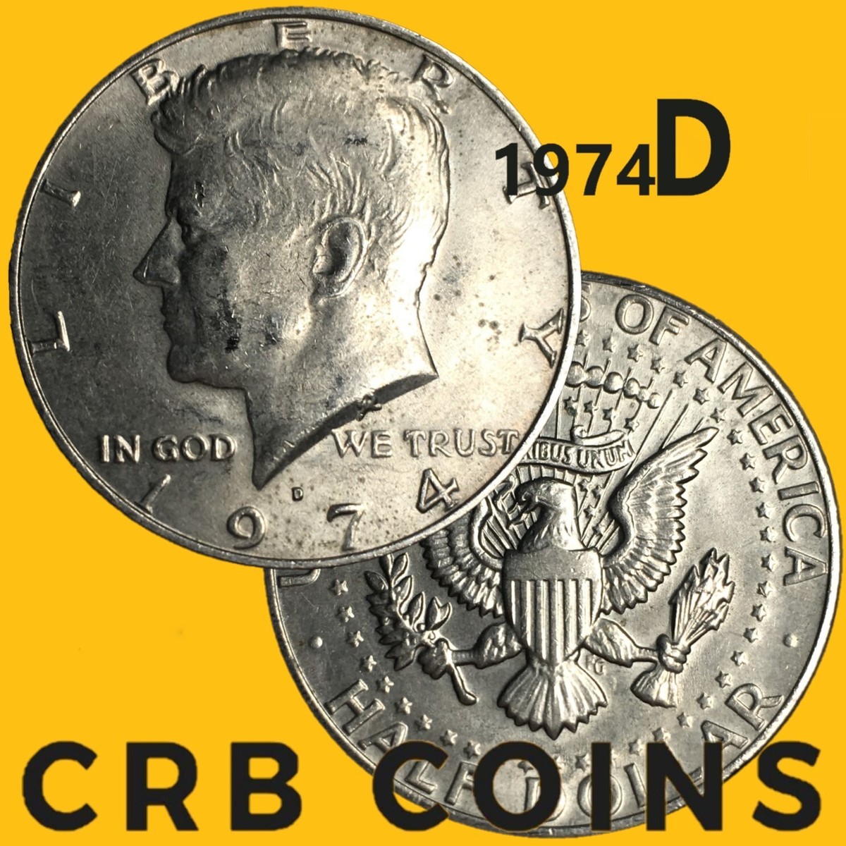 1974-D United States Kennedy Half Dollar - (Circulated) KM