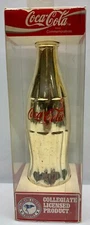 Texas A&M University 100 Year LTD Edition GOLD Coca-Cola Coke Bottle 1894 - 1994
