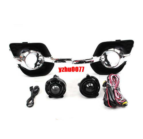 For Chevrolet 2010-2015 Equinox halogen Front Fog Light w/Bulbs+Switch+Wire Kit - Picture 2 of 9