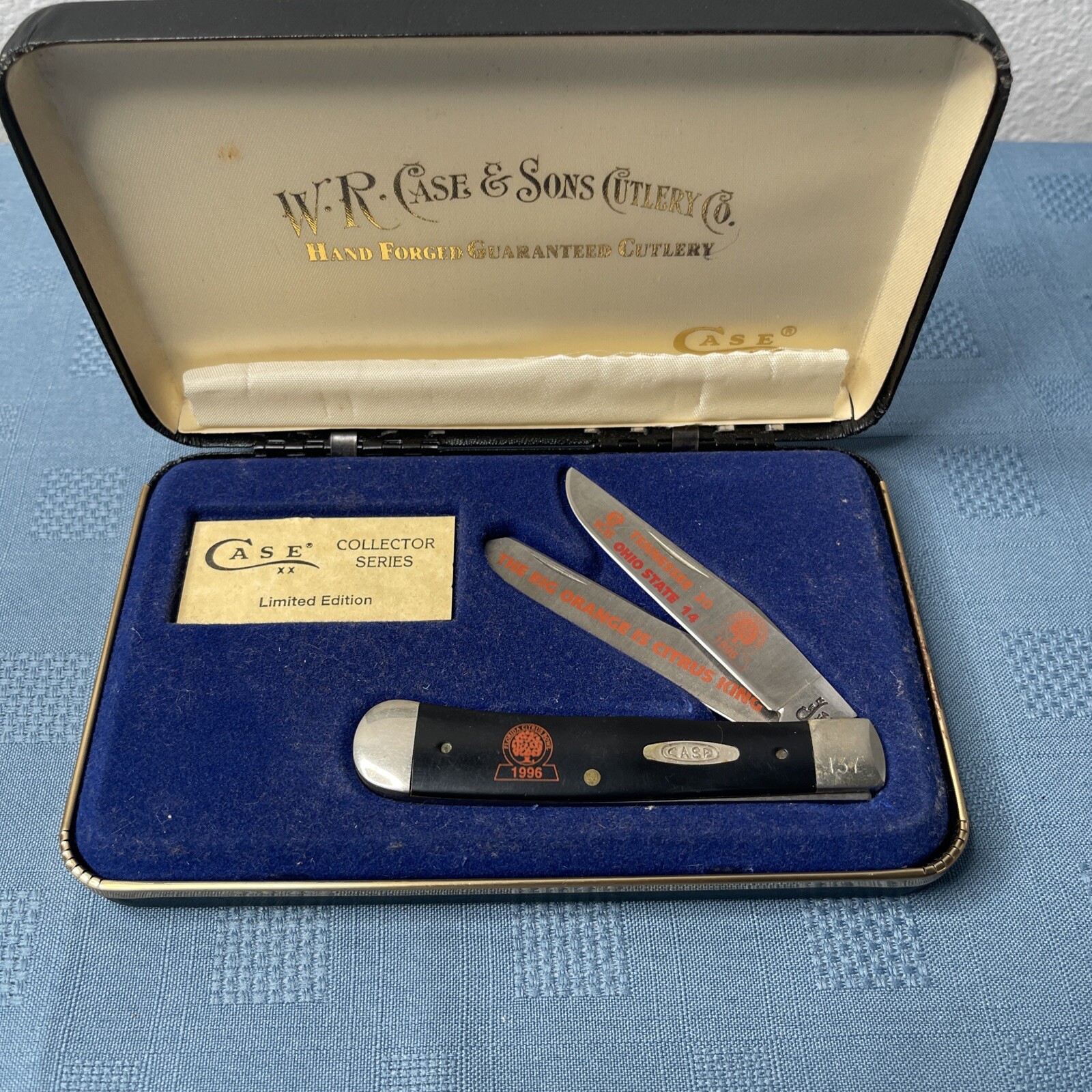 1996 Case Knife Limited Edition Tennessee Ohio State The Big Orange