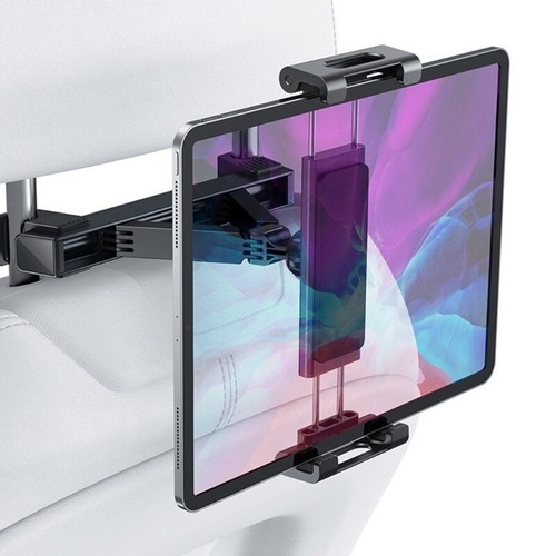 Car Backseat Adjustable Tablet & Phone Holder 360 Degree Rotating Headrest Mount - 第 6/8 張圖片