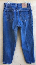 Vintage Levis 550 Relaxed Fit Tapered Leg Mom Jeans 14 MIS S 31.5 in Waist USA