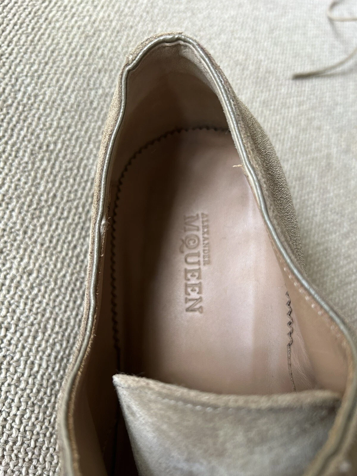 Scarpe in pelle scamosciata Alexander McQueen taglia 43