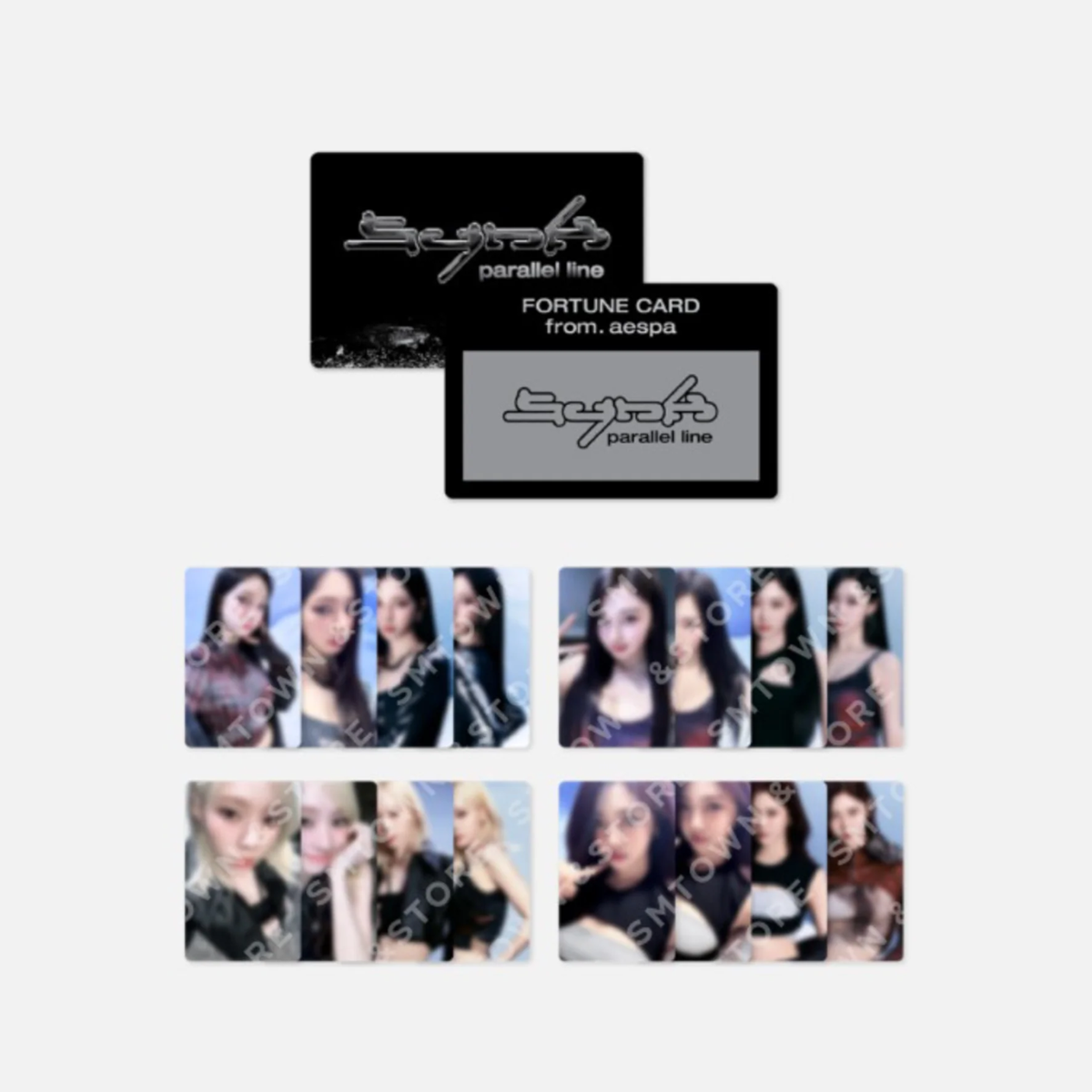 AESPA SYNK PARALLEL FORTUNE SCRATCH PHOTOCARD CARD OFFICIAL