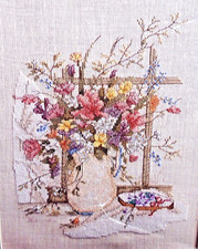 Paula Vaughan Victorian Bouquet Leisure Arts 521 Cross Stitch Pattern Leaflet