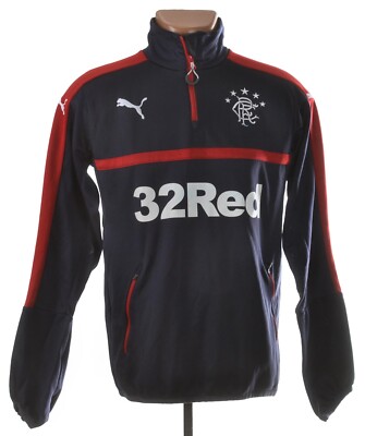 RANGERS SCOTLAND 2015/2016 FUSSBALL TRAINING TOP PUMA GRÖSSE S ERWACHSENE