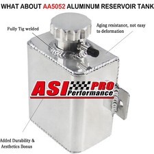 1235ml Universal Aluminium Overflow Tank Coolant Expansion Catch Bottle Wcap 1235ml Universal Aluminium Overflow Tank Coolant Expansion Catch Bottle Wcap