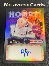 2025-26 Topps NBA Hoops Signs #HS-KF Kyle Filipowski Auto Jazz #2