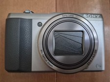 Sony DSC-HX50V Cyber Shot Camera Used Brown Case 50x Zoom LCD Scratch Excellent