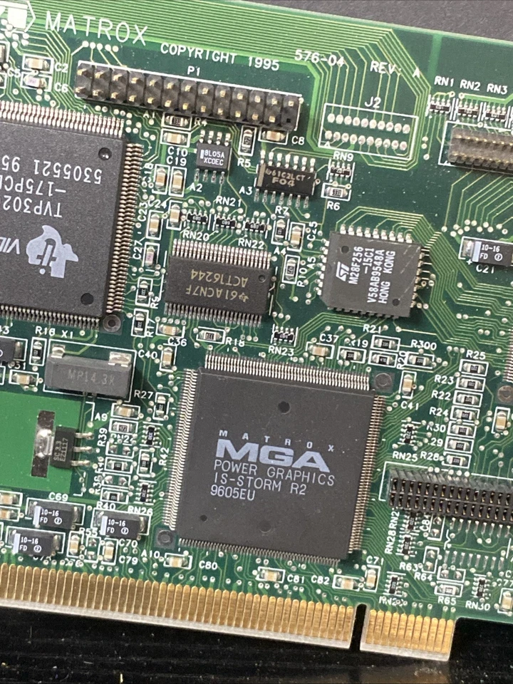 Matrox Millenium IS-Storm R2 2MB PCI Graphics Adapter MGA-MIL/2B VGA Video Card - Image 2 of 4