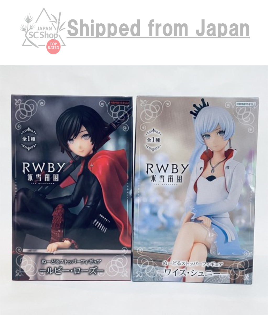 RWBY Ice Queendom Ruby Rose & Weiss Schnee Noodle Stopper Figure