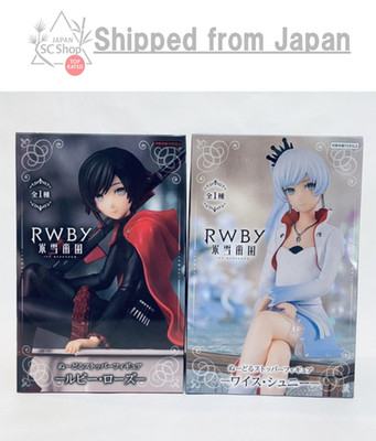 RWBY Ice Queendom Ruby Rose & Weiss Schnee Noodle Stopper Figure Set of 2 F/S