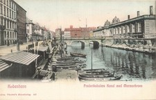 Copenhagen Denmark~Frederiksholms Kanal Postcard by Alex Vincent 1900s
