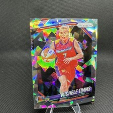 2025 WNBA Prizm Michele Timms Cracked Ice Prizm Card #133 Phoenix Mercury