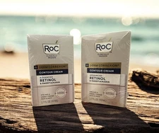 NEW 2 ROC DERM CORREXION ADVANCED RETINOL CONTOUR CREAM 1.7 oz PLUS EYE CREAM
