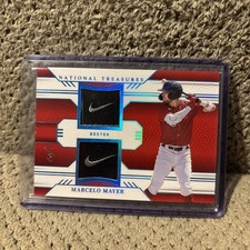 2024 Panini National Treasures Marcelo Mayer SSP 1/1 Dual Nike Swoosh one of one