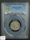 1913 S Type 1 Buffalo Nickel 5C PCGS VF 20