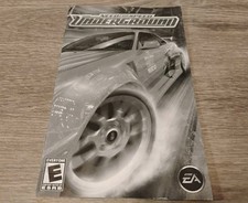 Need for Speed: Underground (Sony PlayStation 2, 2003) Manual Only