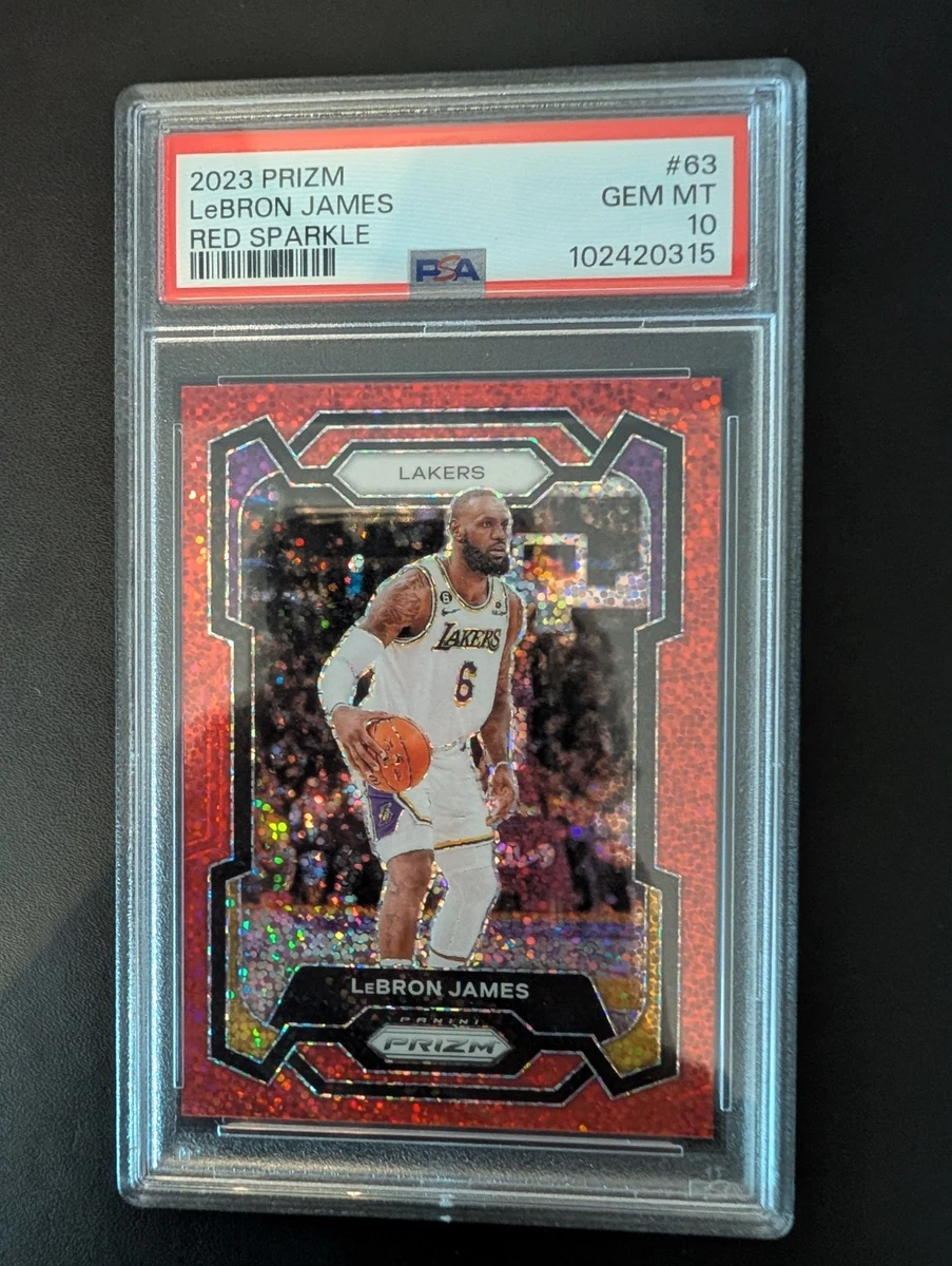 Panini LeBron James 10 Graded Basketball Sports Trading Cards