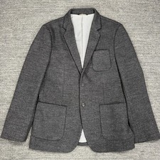 Banana Republic Tailored Slim Fit Blazer Men 42R Wool Blend Gray Sport Coat