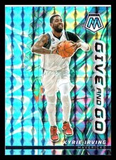 2022-23 Panini Mosaic Kyrie Irving Give and Go Reactive Blue /99 #12