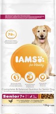 Iams Senior Vitality Large Chicken Dog Food Dry 12kg 3.92 per kilo