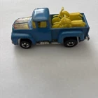 Great Hot Wheels Hi-Tail Hauler Blue Vintage Blackwall Ford Pickup Truck 1973
