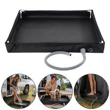 Durable Foldable Oxford Fabric Shower Base Waterproof for Outdoor Camping Use