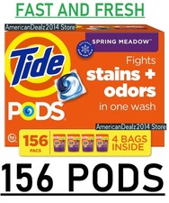 Tide PODS Laundry Detergent Pacs, Spring Meadow, 156 ct -- FAST.SHIP 