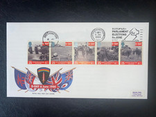 1994 D-DAY ROYAL MAIL FDC & EUROPEAN PARLIAMENT ELECTIONS SLOGAN PMK CV £20