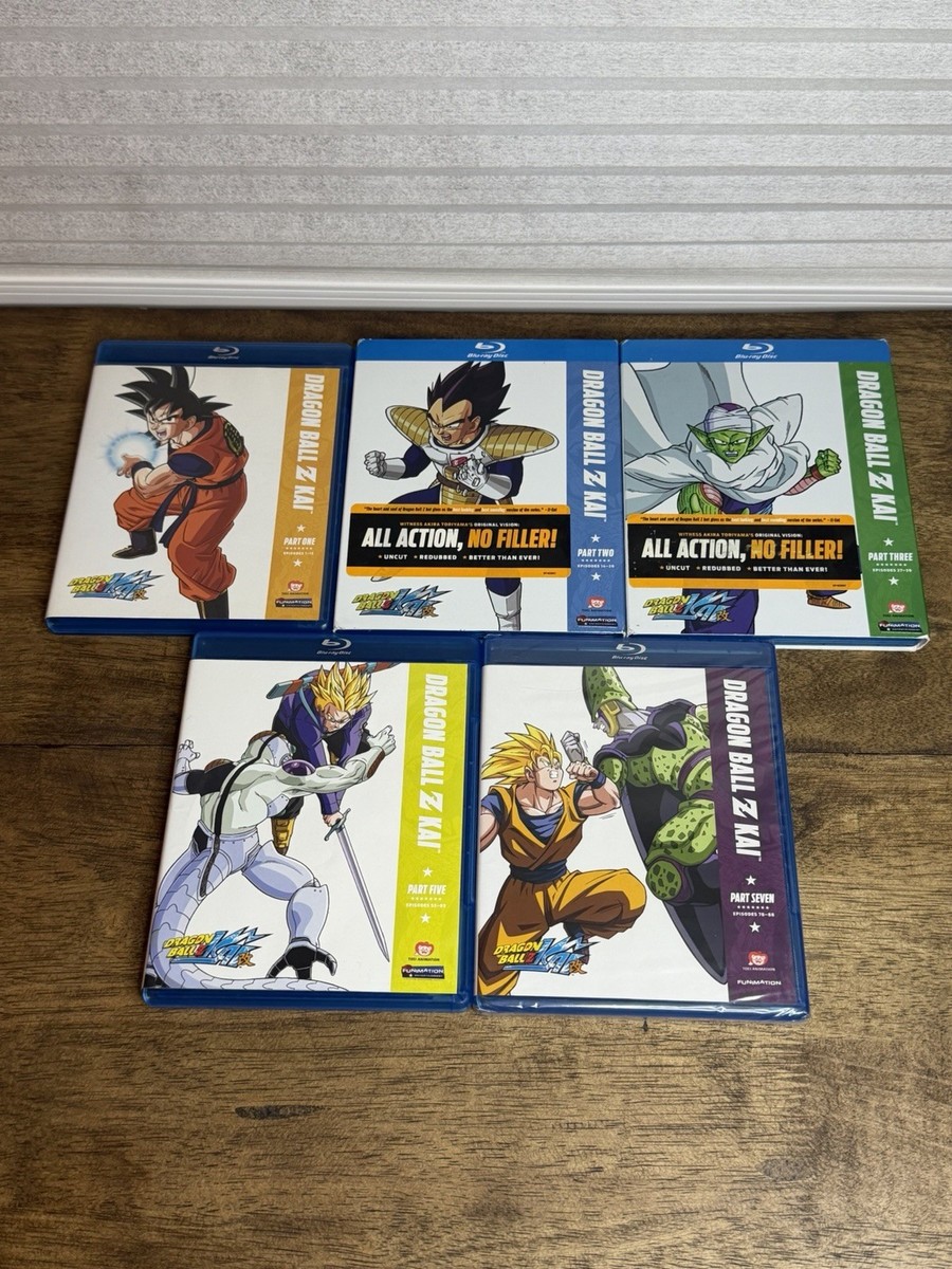 Dragon Ball Z Kai Parts 1, 2, 3, 5, & 7 Blu-Rays Yamamoto Score