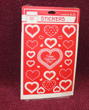 1983 Hallmark Ambassador Stickers - Hearts