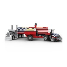 Massey Ferguson 250 USA Annv. Brick Model Hauling Set 389 Pieces ACP1164950