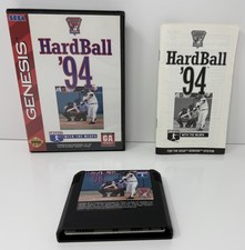 Sega Genesis Hard Ball ‘94 CIB Complete Authentic Tested & Working Accolade 1994