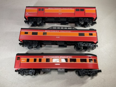 #ad MTH O Southern Pacific Daylight #2950 2465 6607 Lighted Coaches $129.95
