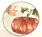 Better Homes & Gardens Pumpkin Salad Plate  8.5" Autumn Fall