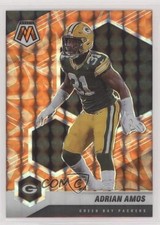 2021 Panini Mosaic Reactive Orange Mosaic Prizm Adrian Amos #84 07rd