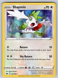 Shaymin 123/198 Chilling Reign Holo Rare