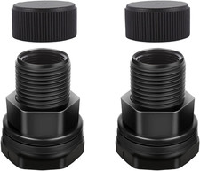Conector de PVC para Tanque de Agua de 1/2 y 3/4 Pulg para Acuario Jardin Pack 2