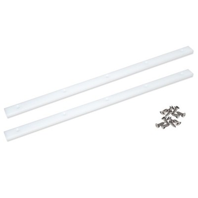 GYOFFULL Crosscut Sled for Table Saw UHMW Plastic 3/4'' X 3/8'' X 17'' with 2pcs