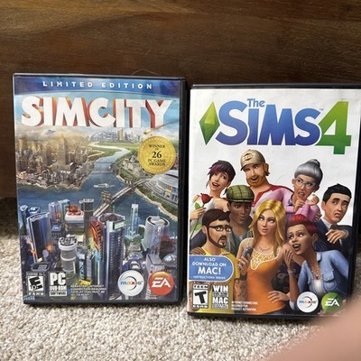 The Sims & 4 Sim City Limited Edition PC Computer Game EA