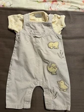 Carters Classic Duck Outfit 0-3 Months Overalls