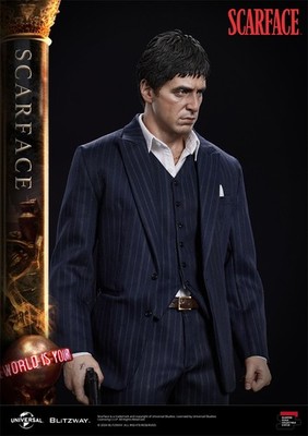 BLITZWAY 1/4 Scarface Al Pacino Resin Statue Collectibles In Stock