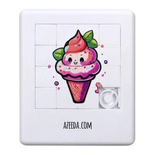 'Kawaii Style Colorful Ice Cream Cone  ' Sliding Puzzle (PZ00028589)