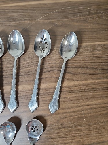 10 Pc Serving Tableware Set Oneida CELLO Community Stainless Burnished Satin - Picture 9 of 19