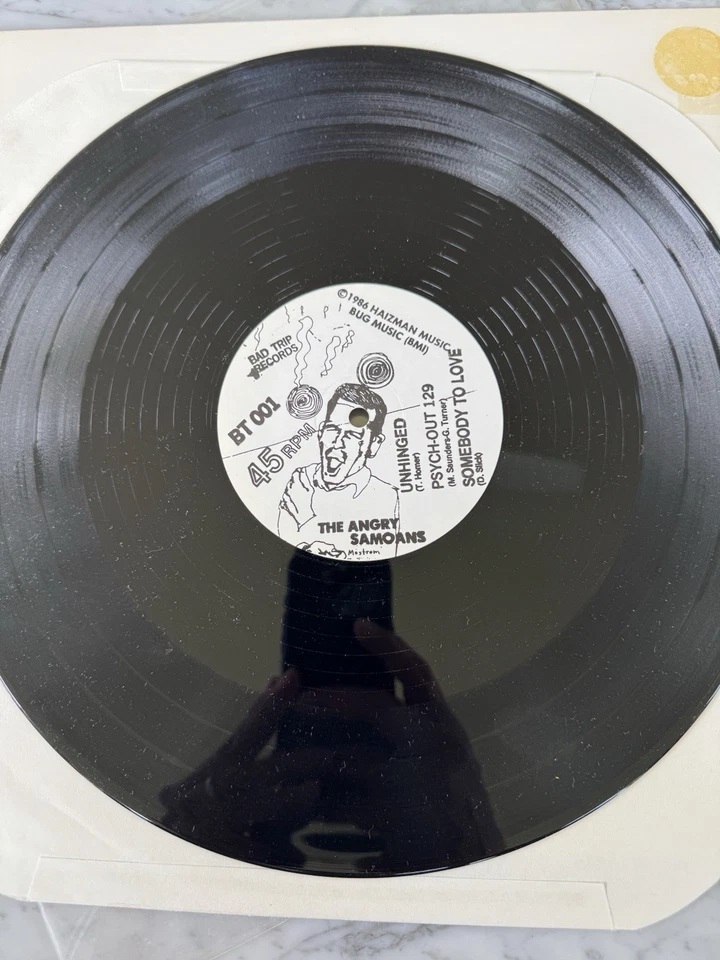Angry Samoans ‘Yesterday Started Tomorrow’ 12” EP Test Pressing 1986 Rare Foto 4 de 4