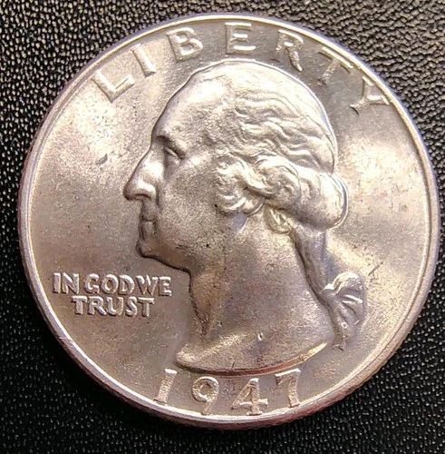 1947 Silver Washington Quarter Uncirculated