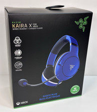 Razer Kaira X Wired Gaming Headset Xbox Shock Blue PC Mac Mobile Mic SEALED NEW