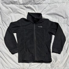 Columbia Youth Steens Mountain Full Zip Fleece Jacket, Charcoal, Size S