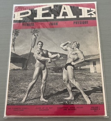 Arnold Schwarzenegger/Dave Draper - Peak Muscle Maker Bodybuilding Magazine